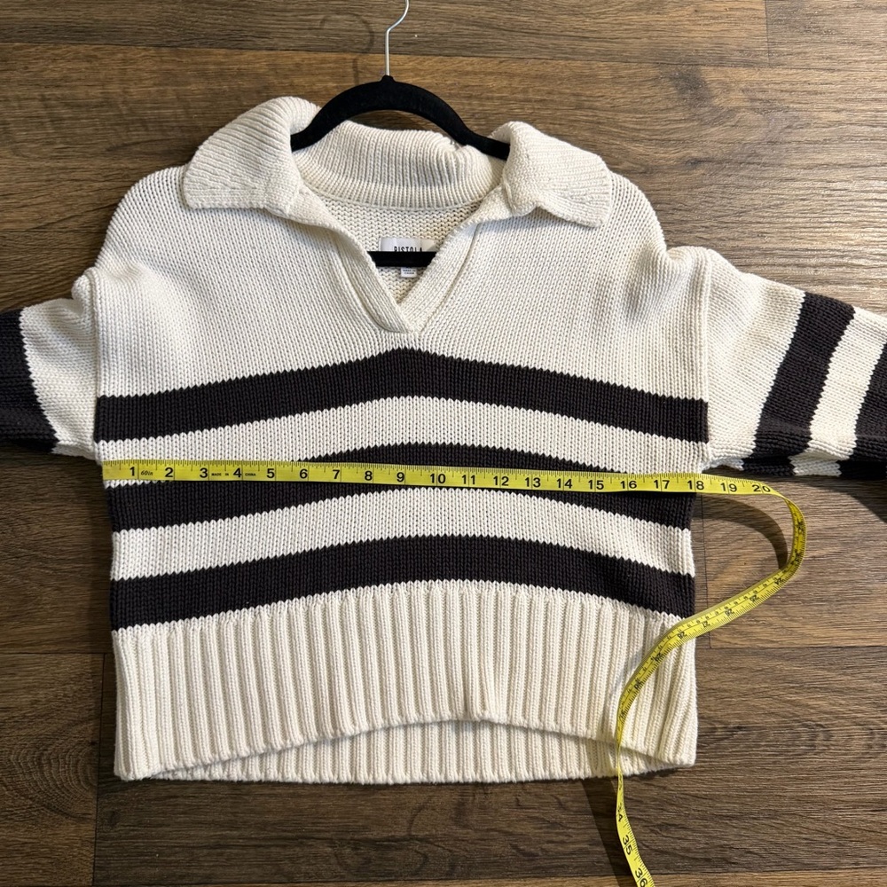 Pistola Arlo Stripe Polo Sweater - Picture 7 of 8